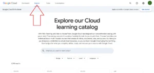 Access Google Cloud Skills Boost Dashboard
