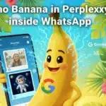 How I Use Nano Banana in Perplexity AI Inside WhatsAp